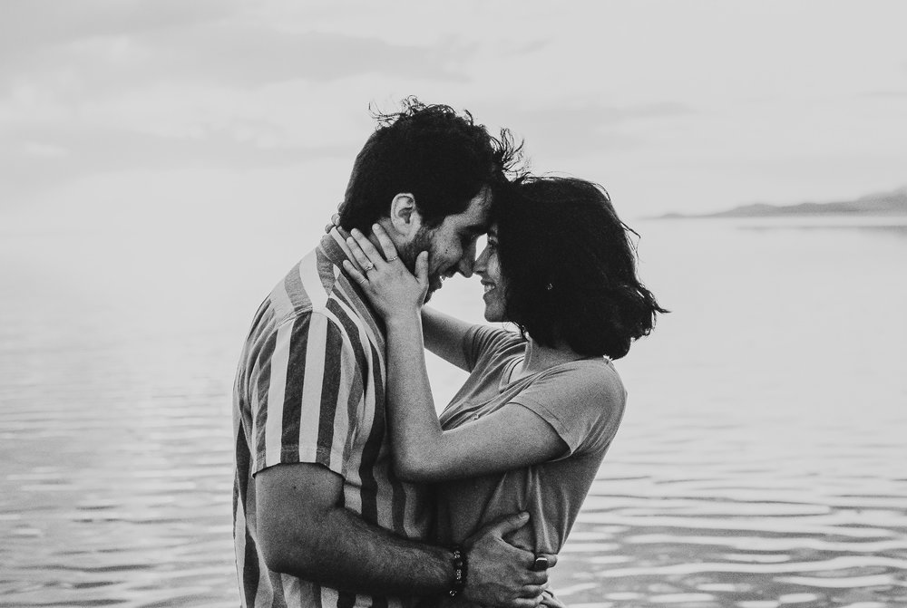 Antelope Island, Utah, Couple Session