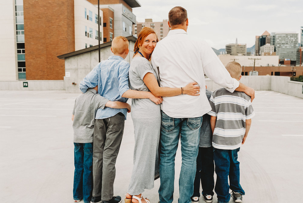 salt lake city urban family session